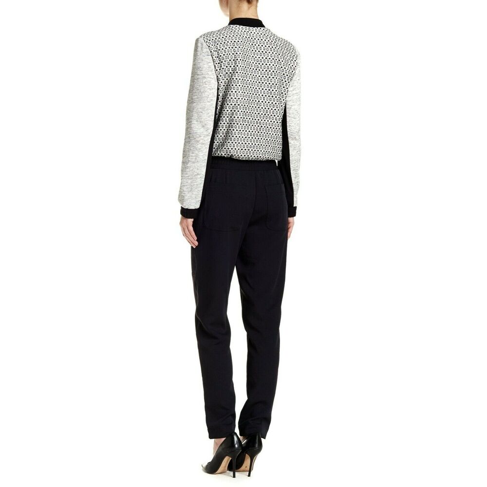 NANETTE LEPORE Relic structured relaxed fit cargo pants in black Size 4 NEW - Picture 8 of 9